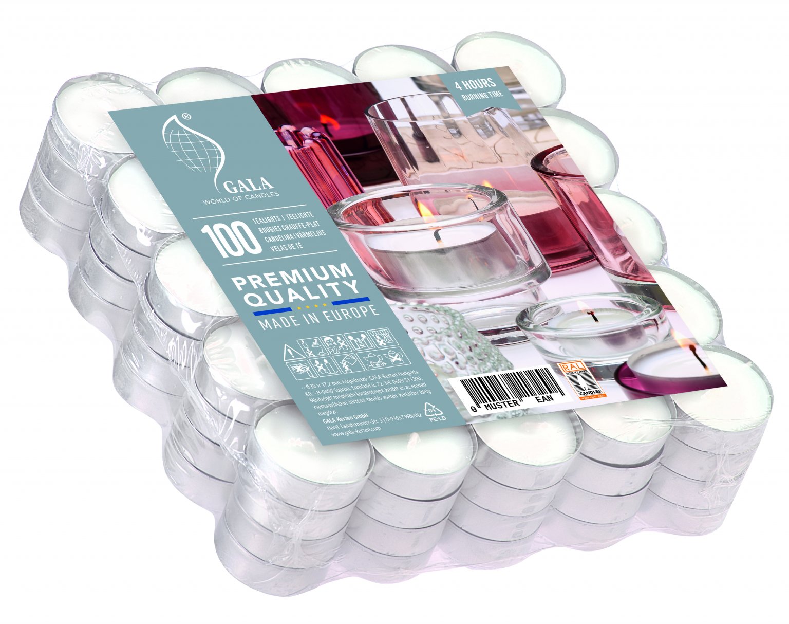 Giant Maxi Extra Large Tea Lights Bulk Candle Supply, Free UK Delivery