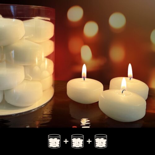 Floating Candles Ivory