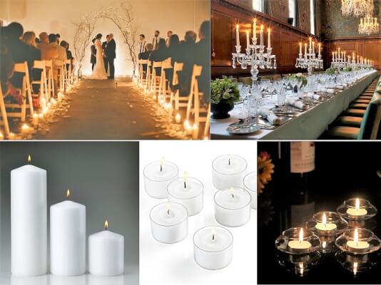 Candles For Weddings And Events Bulk Buy Candles Glassware