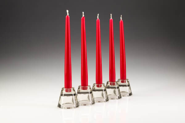 Non Dripping,25cm,9 hours burn time PRICES white TAPERED DINNER CANDLES