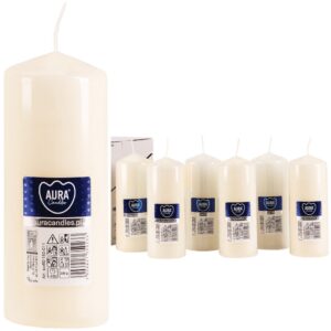 60mm x 150mm Ivory Pillar Candles