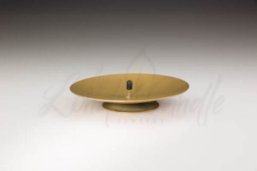 114mm Diameter Gold Metal Spiked Holder