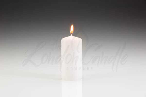Table Candles Unscented Wedding Candles 60mm x 150mm Pillar Candles Ivory