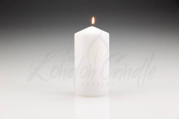 Table Candles Unscented Wedding Candles 60mm x 150mm Pillar Candles Ivory