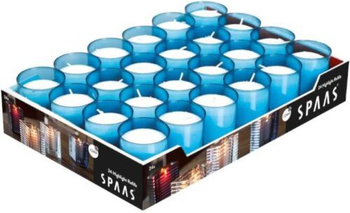 24 Hour Refill Candles Mid Blue