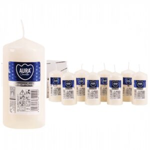 50mm x 100mm Ivory Pillar Candle