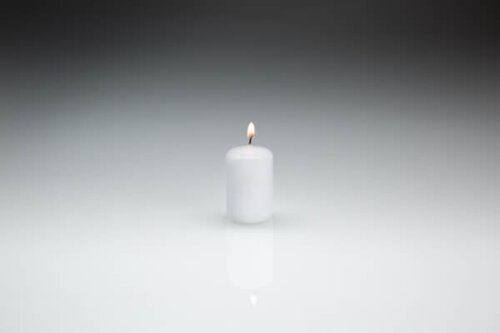 40mm x 60mm White Pillar Candles