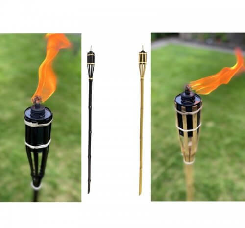 Bamboo Tiki Torches Bulk Long Burn Outdoors Garden Lighting Bamboo Tiki Torches Bulk Long, Best Outdoor Torch Uk