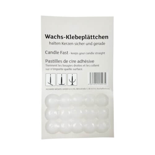 Adhesive Wax Candle Grips Secure Dinner Banqueting Candles in Holder