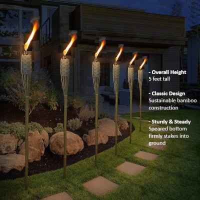 150cm Bamboo Tiki Torch