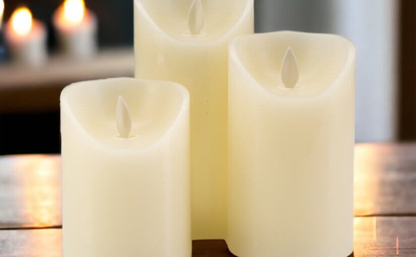 LED Battery Candles. Church Inspired LED Pillar Candles