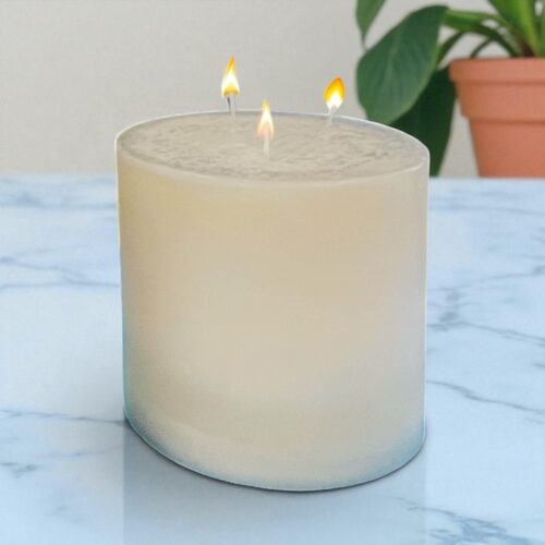 Large Three Wick Candle 150mm x 150mm Rustic