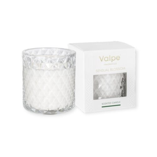 Scented Candle In Crystal Glass Sensual Bloom