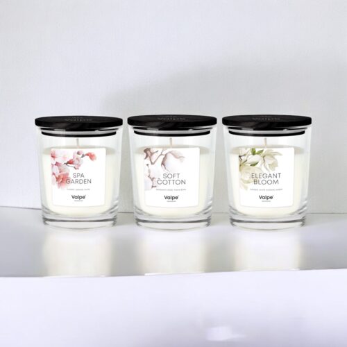 Scented Candle With Wooden Lid