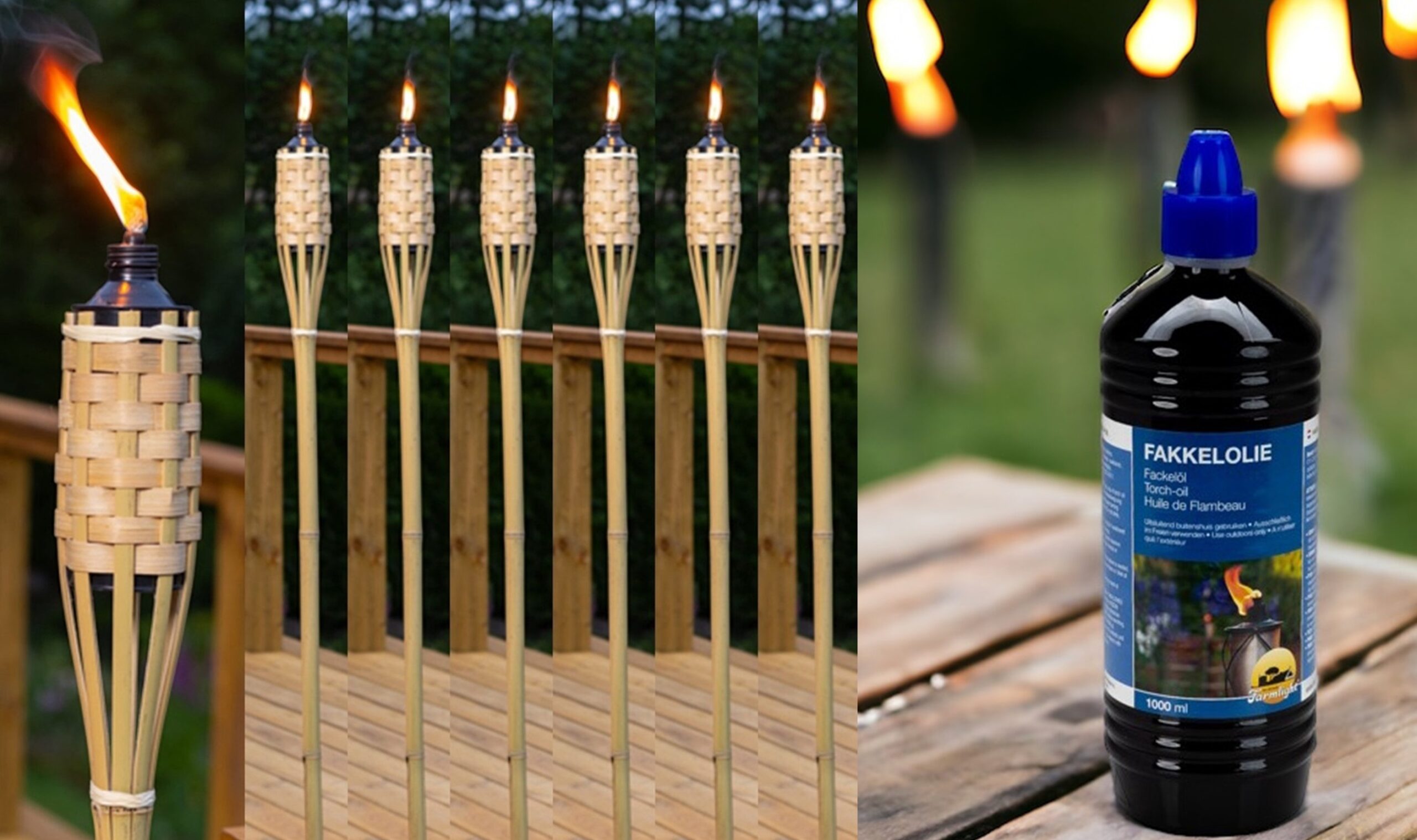 Bamboo Tiki Torches