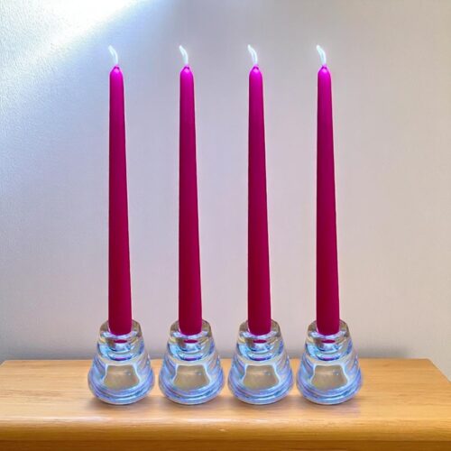 Dinner Candles Fuchsia