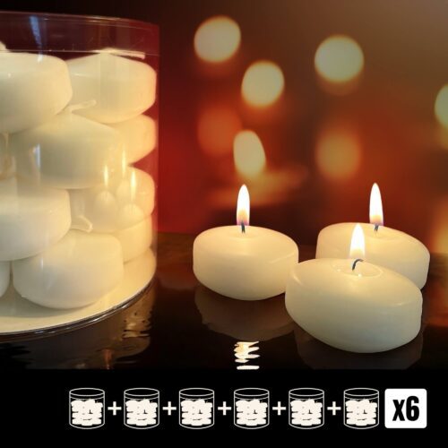 Floating Candles Ivory Bulk Buy