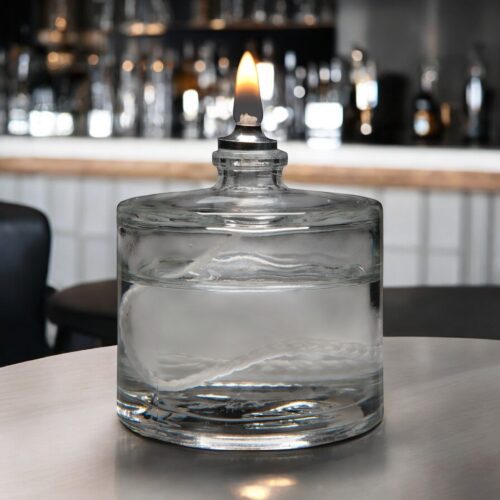 Glass Oil Lamp Candle