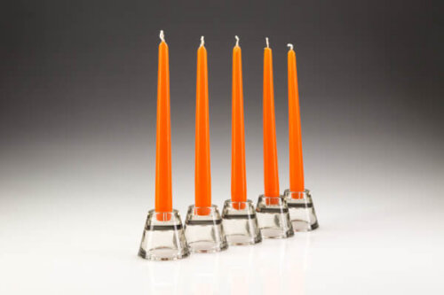 10" Tapered Dinner Candles - Image 8