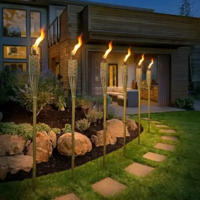 150cm Bamboo Tiki Torches