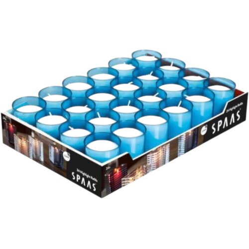 24 Hour Refill Candle Mid Blue