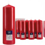 Red Pillar Candles