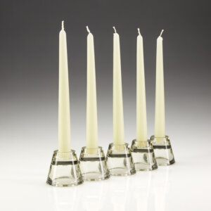 10" Tapered Dinner Candles Ivory