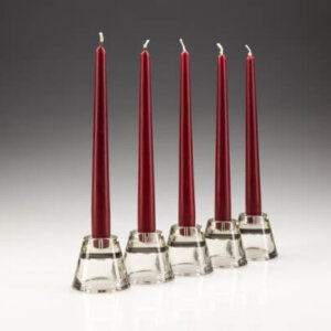 Wine Red Dinner Candles (Pack of 100)