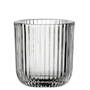 Chunky Grooved Tea Light Holder (Pack 6)