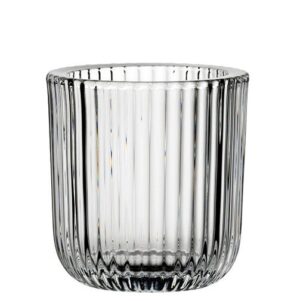 Chunky Grooved Tea Light Holder