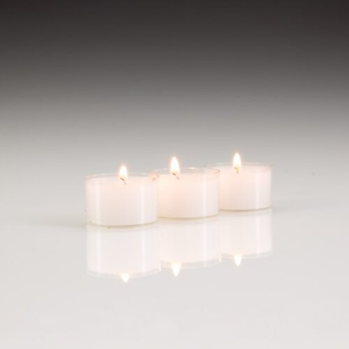 Clear Cup 6 Hour Tea Lights New