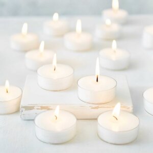 Clear Cup Extra Large Maxi Tea Lights (Pack of 96)