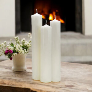 Extra Tall Chimney Pillar Candles