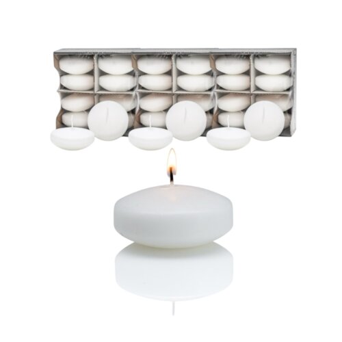Extra Large Floating Candles White