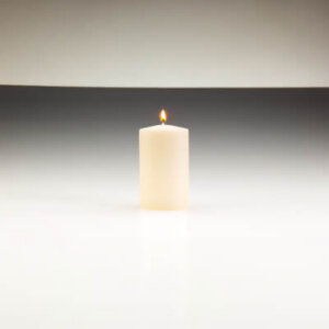 Ivory Pillar Candles - 60mm x 100mm £25.68/case 24, £1.07 each