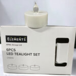 LED Battery Tea Light Candles (Pack 6)