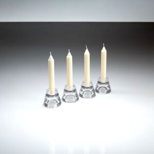 Mini Dinner Candles Ivory