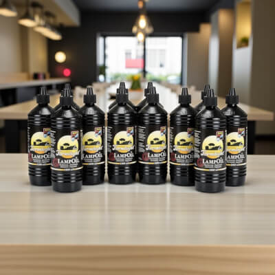 Paraffin Lamp Oil 12 Litre Bottles Easy Pour