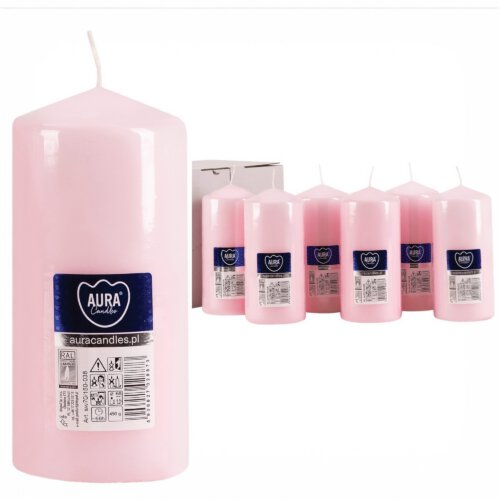Pink Pillar Candles - Image 3