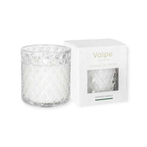 Scented Candle In Crystal Glass Sensual Bloom