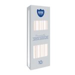 Tapered Dinner Candles Pearl White