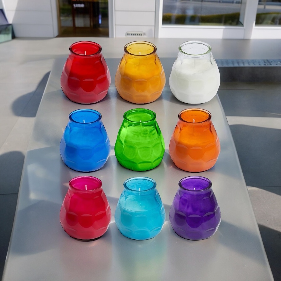 Filled Glass Candles