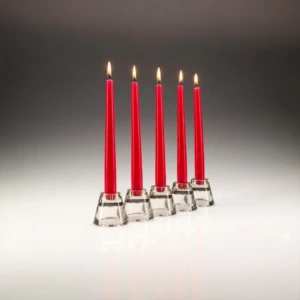 Tapered Dinner Candles Red