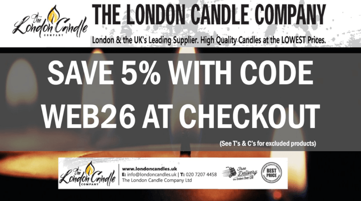 Save 5% The London Candle Company