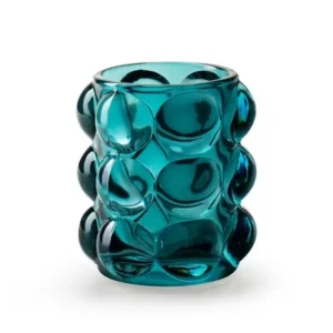 Bubble Candle Holder Petrol Blue