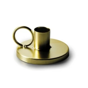 Gold Metal Dinner Candle Holder