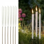 White Citronella Garden Flare