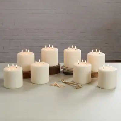 Large Three Wick Candle 140mm x 150mm Bulk Buy